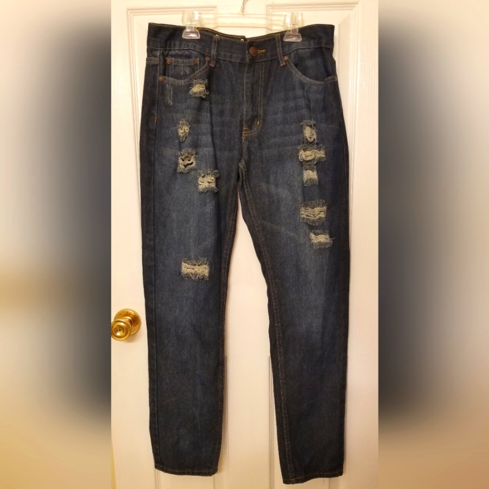 Distressed Blue Jeans NWOT